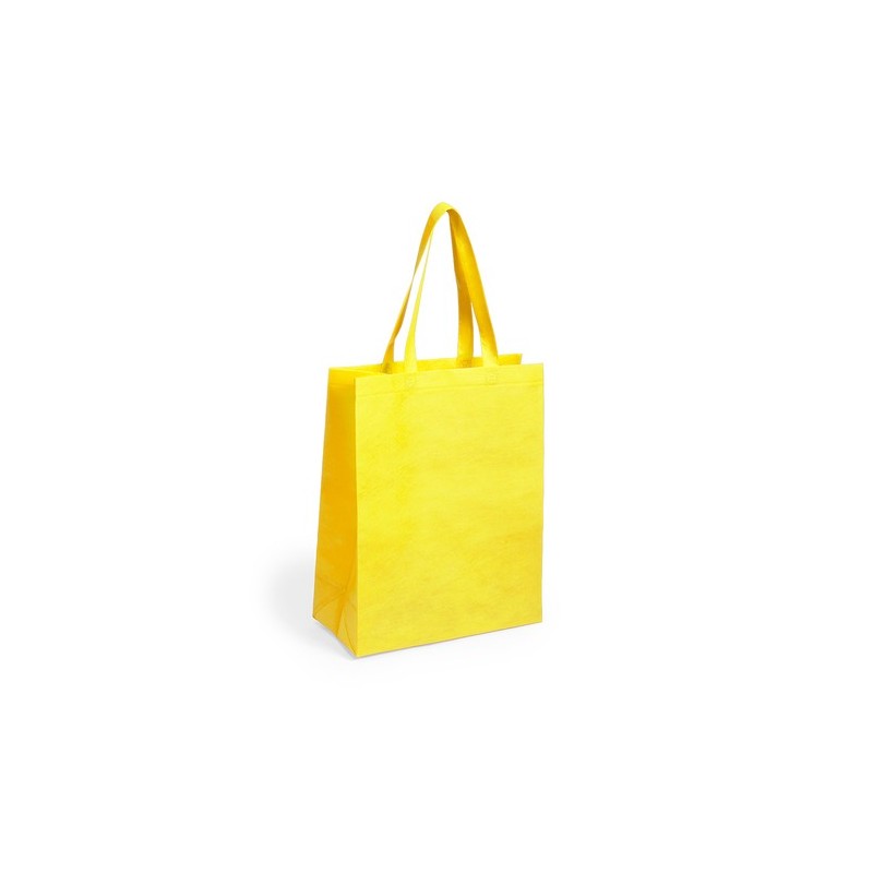 Sac Personnalisable Publicitaire - Cattyr Matières : polypropylène (PP) Couleurs : jaune marquage laser ultra précis