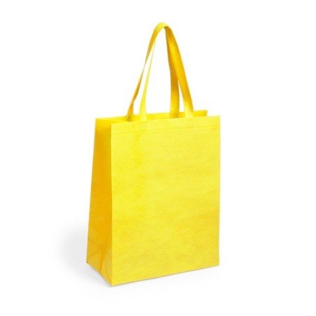 Sac Personnalisable Publicitaire - Cattyr Matières : polypropylène (PP) Couleurs : jaune marquage laser ultra précis