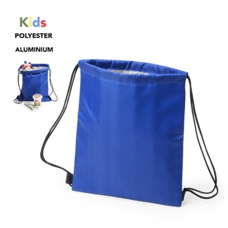 Sac à Dos Isotherme Personnalisé Éco-responsable - Tradan Matières : polyester Couleurs : bleu marquage couleur éclatante