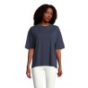 T-Shirt Oversize Personnalisé Femme BOXY WOMEN Taille textile : L Couleurs : french navy objet promotionnel éco-responsable