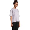 T-Shirt Oversize Personnalisé Femme BOXY WOMEN Taille textile : L Couleurs : lilas cadeau client original