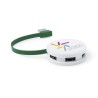 Hub USB Personnalisé High-Tech - Niyel pas cher Couleurs : rouge objet promotionnel éco-responsable