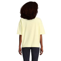 T-Shirt Oversize Personnalisé Femme BOXY WOMEN Taille textile : L Couleurs : jaune clair objet promotionnel éco-responsable