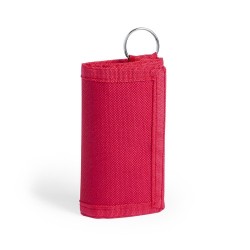 Porte-Clés Personnalisé en Porte Monnaie Motok Matières : polyester Couleurs : rouge