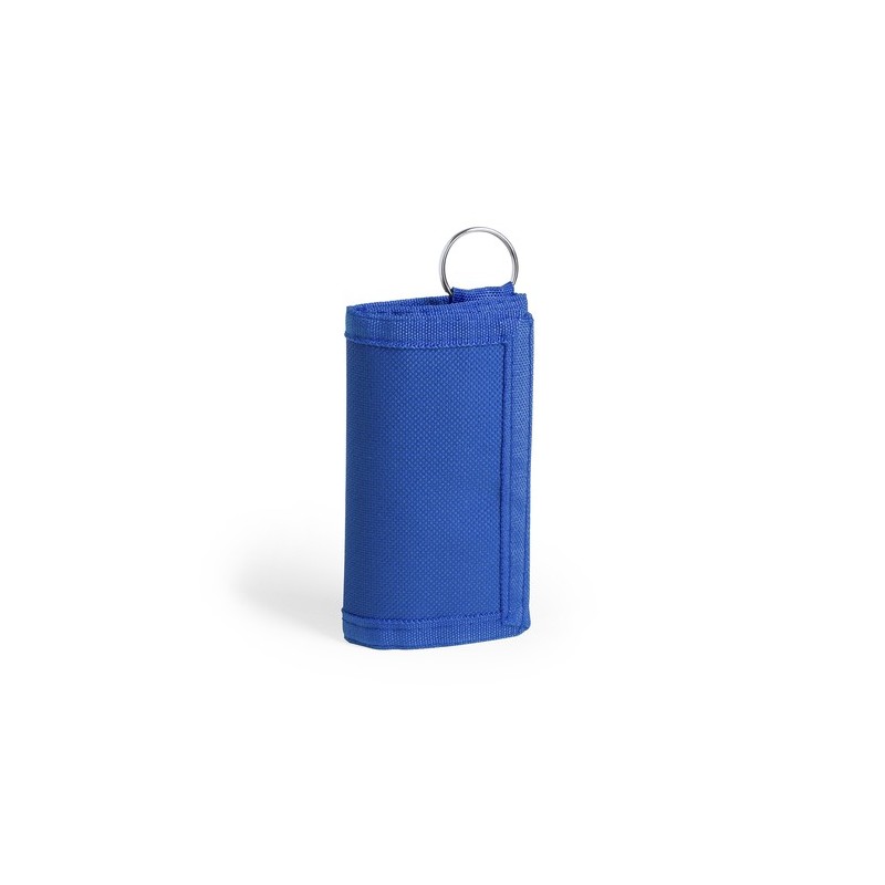 Porte-Clés Personnalisé en Porte Monnaie Motok Matières : polyester Couleurs : bleu goodies publicitaire événementiel