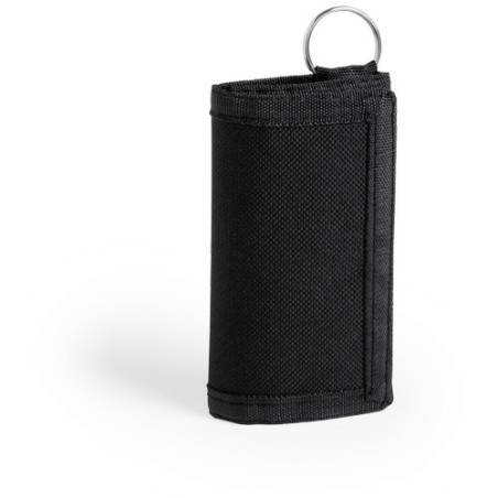 Porte-Clés Personnalisé en Porte Monnaie Motok Matières : polyester Couleurs : bleu marquage laser ultra précis
