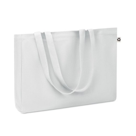Sac de Plage Éco-responsable en Toile Recyclée 280 gr/m² - RESPECT COLOURED Matières : coton recyclé Couleurs : blanc