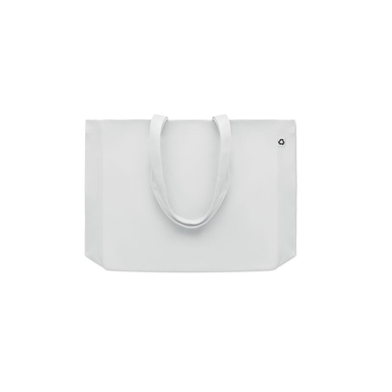 Sac de Plage Éco-responsable en Toile Recyclée 280 gr/m² - RESPECT COLOURED Matières : coton recyclé Couleurs : blanc goodies pu