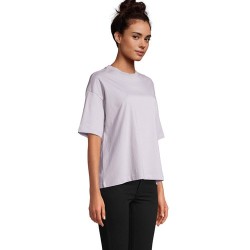 T-Shirt Oversize Personnalisé Femme BOXY WOMEN Taille textile : XS Couleurs : lilas objet publicitaire robuste