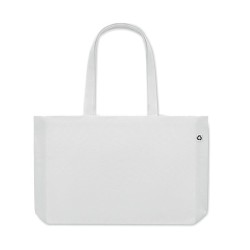 Sac de Plage Éco-responsable en Toile Recyclée 280 gr/m² - RESPECT COLOURED Matières : coton recyclé Couleurs : blanc cadeau col