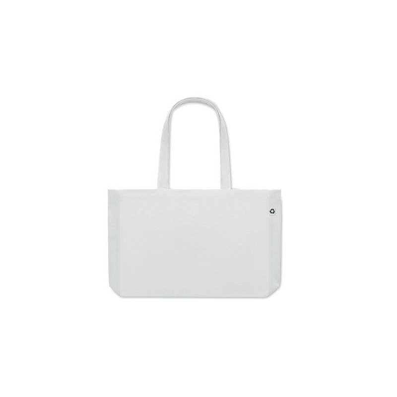 Sac de Plage Éco-responsable en Toile Recyclée 280 gr/m² - RESPECT COLOURED Matières : coton recyclé Couleurs : blanc cadeau col