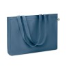 Sac de Plage Éco-responsable en Toile Recyclée 280 gr/m² - RESPECT COLOURED Matières : coton recyclé Couleurs : bleu personnalis