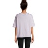 T-Shirt Oversize Personnalisé Femme BOXY WOMEN Taille textile : S Couleurs : lilas objet promotionnel éco-responsable