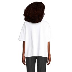 T-Shirt Oversize Personnalisé Femme BOXY WOMEN Taille textile : M Couleurs : blanc personnalisable avec votre logo