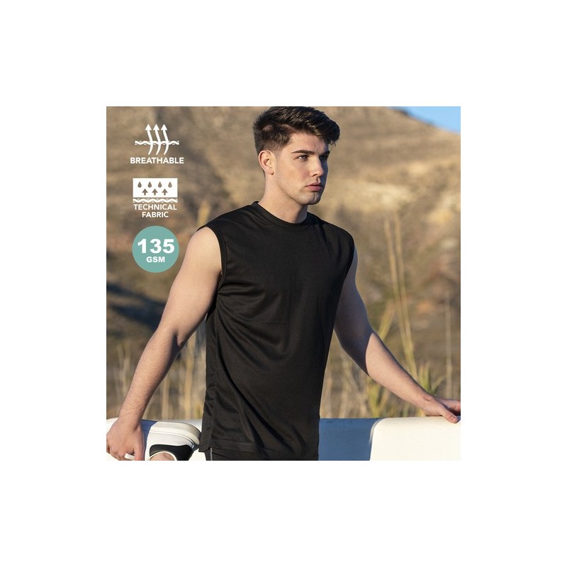 T-Shirt Personnalisé Confort Style Adulte pas cher Sunit Matières : polyester Taille textile : M Couleurs : jaune goodies entrep