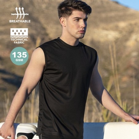 T-Shirt Personnalisé Confort Style Adulte pas cher Sunit Matières : polyester Taille textile : M Couleurs : jaune goodies entrep