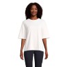 T-Shirt Oversize Personnalisé Femme BOXY WOMEN Taille textile : L Couleurs : écru personnalisation sur mesure