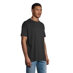 T-Shirt Oversize Personnalisé pas cher BOXY MEN Taille textile : M Couleurs : noir profond objet promotionnel éco-responsable