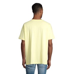 T-Shirt Oversize Personnalisé pas cher BOXY MEN Taille textile : L Couleurs : jaune clair impression logo haute qualité