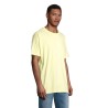 T-Shirt Oversize Personnalisé pas cher BOXY MEN Taille textile : L Couleurs : jaune clair marquage laser ultra précis