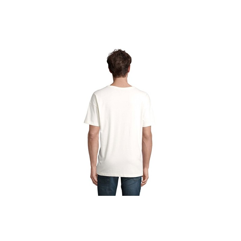 T-Shirt Oversize Personnalisé pas cher BOXY MEN Taille textile : M Couleurs : écru personnalisation rapide en France