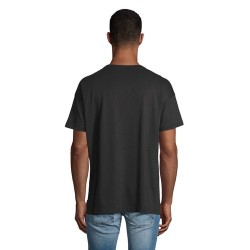 T-Shirt Oversize Personnalisé pas cher BOXY MEN Taille textile : XL Couleurs : noir profond marquage laser ultra précis