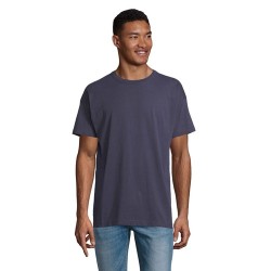 T-Shirt Oversize Personnalisé pas cher BOXY MEN Taille textile : M Couleurs : french navy marquage laser ultra précis