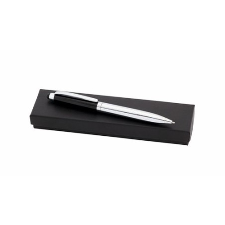 Stylet bille pratique et publicitaire Lantey Matières : métal Couleurs : argenté objet promotionnel éco-responsable