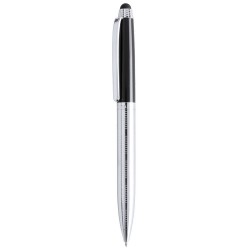 Stylet bille pratique et publicitaire Lantey Matières : métal Couleurs : argenté cadeau collaborateur premium