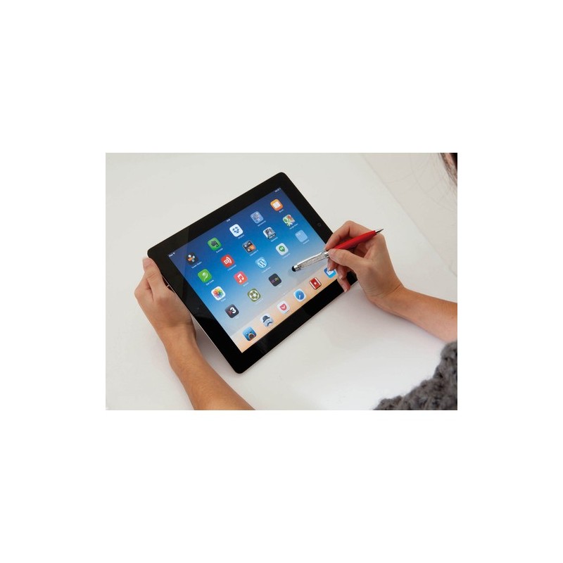 Stylet bille multifonction publicitaire personnalisé - Globix Matières : métal Couleurs : noir cadeau entreprise pas cher