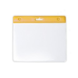 Badge Publicitaire Idéal Personnalisé Alter Matières : PVC Couleurs : jaune