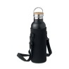 Gourde à double paroi personnalisée 700ml TIKSI Matières : acier inoxydable Couleurs : noir cadeau entreprise pas cher