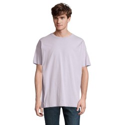 T-Shirt Oversize Personnalisé pas cher BOXY MEN Taille textile : XL Couleurs : lilas personnalisation sur mesure