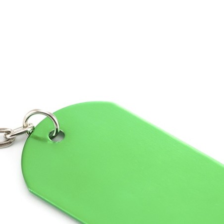 Porte-Clés Personnalisé - Nevek Matières : aluminium Couleurs : vert cadeau collaborateur premium