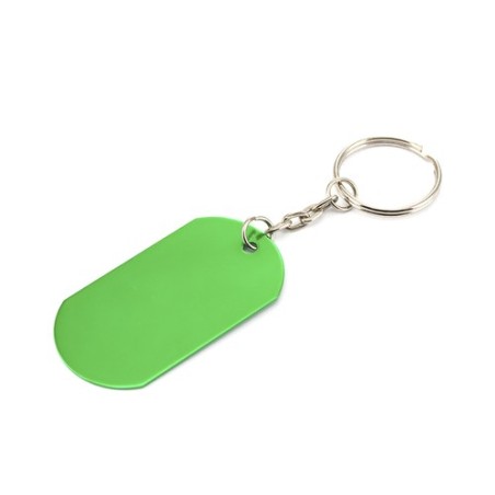 Porte-Clés Personnalisé - Nevek Matières : aluminium Couleurs : bleu personnalisable avec votre logo