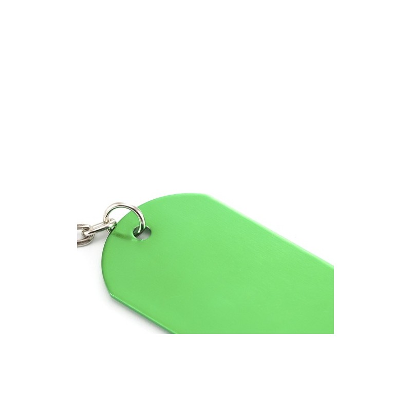 Porte-Clés Personnalisé - Nevek Matières : aluminium Couleurs : bleu personnalisation rapide en France