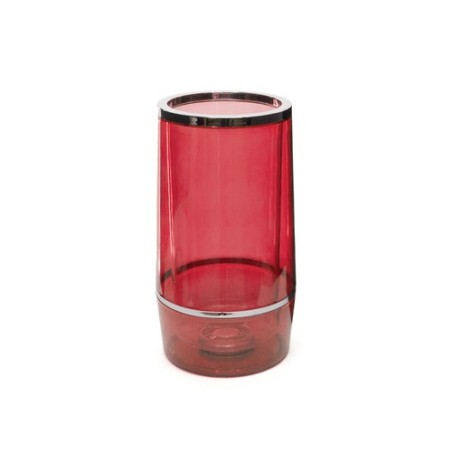 Refroidisseur Personnalisé Éco-responsable pour Bouteilles - Pusko Matières : AS Couleurs : rouge cadeau entreprise pas cher