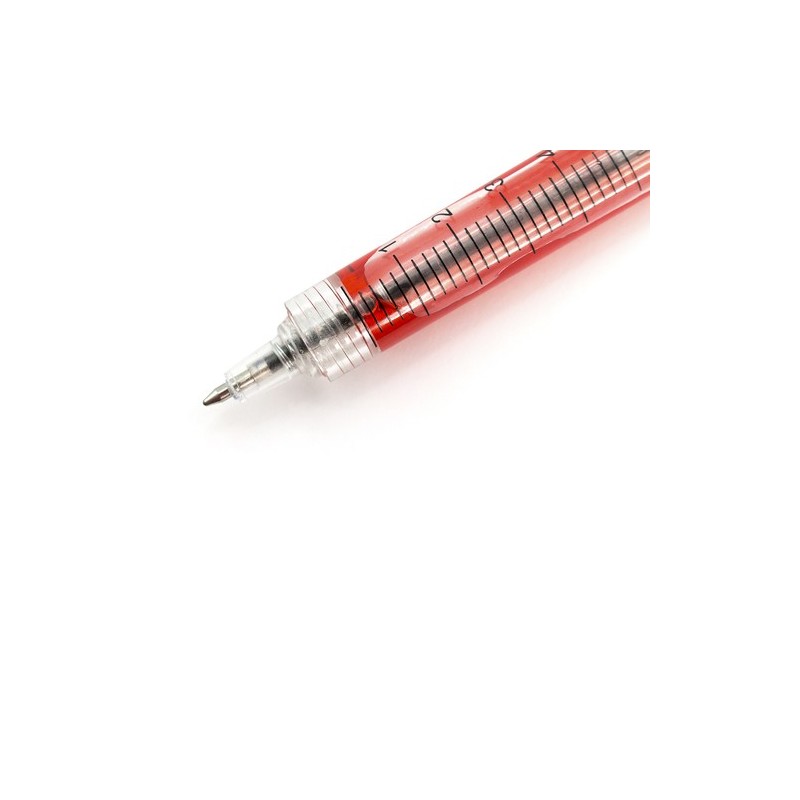 Stylo publicitaire unique Medic Couleurs : transparent objet publicitaire robuste