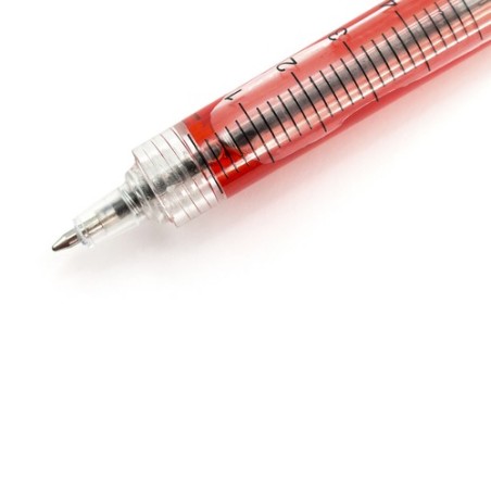 Stylo publicitaire unique Medic Couleurs : transparent objet publicitaire robuste
