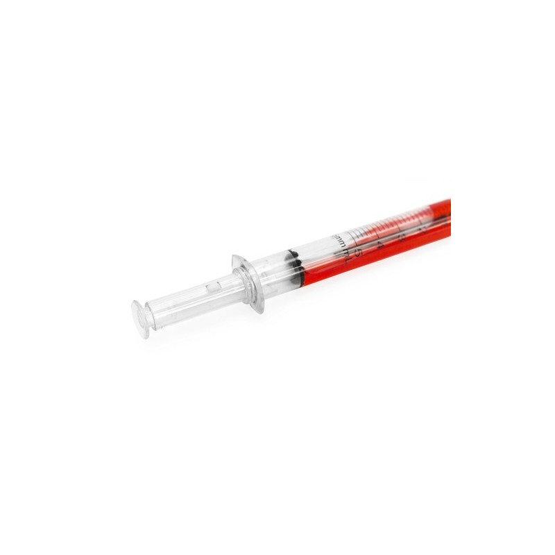 Stylo publicitaire unique Medic Couleurs : transparent goodies personnalisé en stock