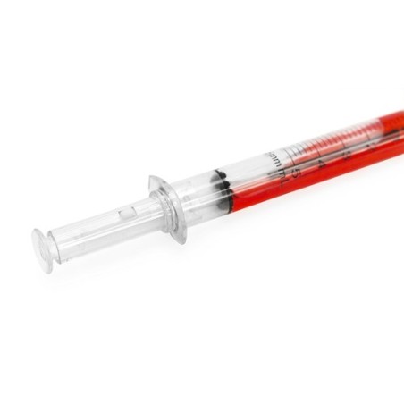 Stylo publicitaire unique Medic Couleurs : transparent goodies personnalisé en stock