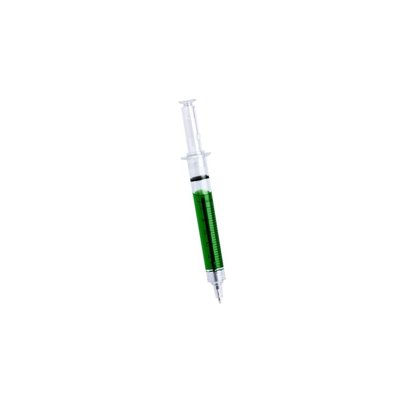 Stylo publicitaire unique Medic Couleurs : transparent goodies publicitaire durable