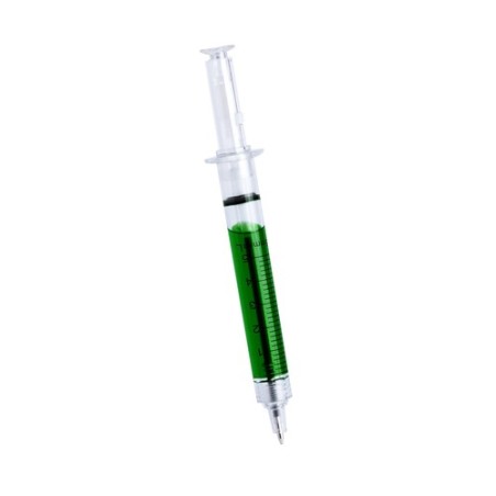 Stylo publicitaire unique Medic Couleurs : transparent goodies publicitaire durable