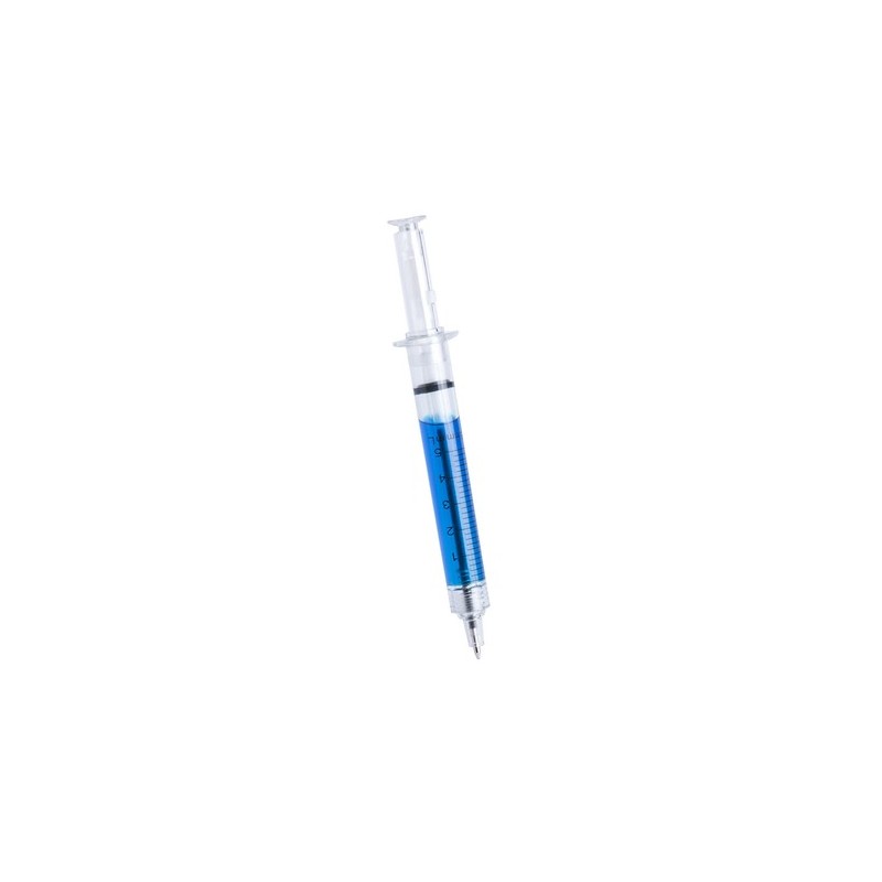 Stylo publicitaire unique Medic Couleurs : transparent marquage laser ultra précis