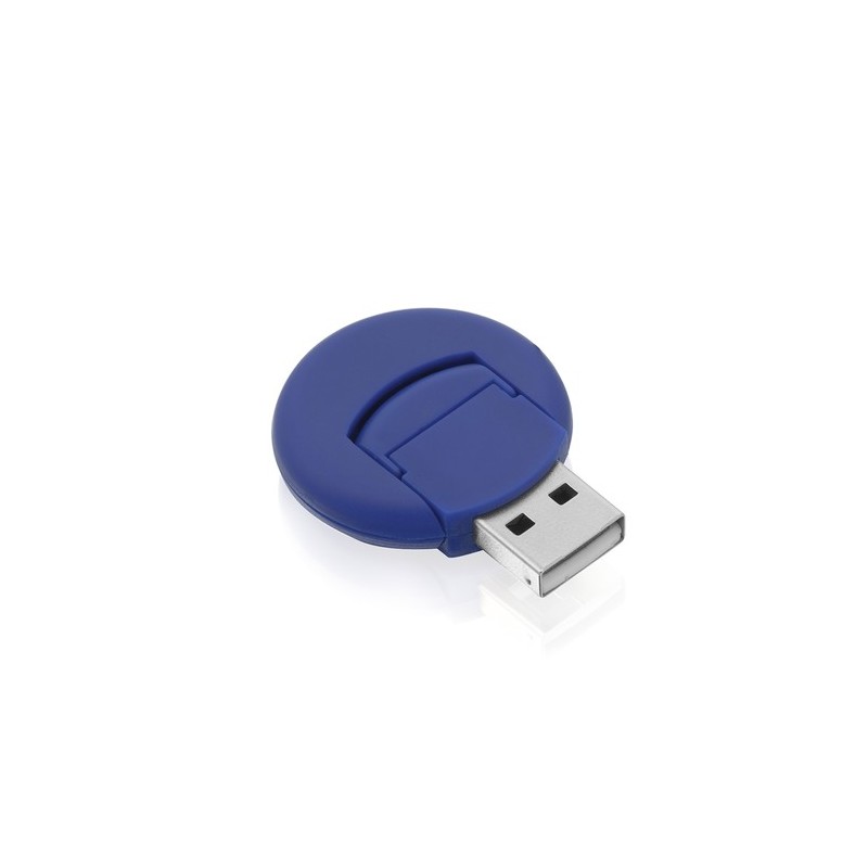 Lecteur de Cartes Personnalisé et Économique Apek Couleurs : bleu goodies publicitaire événementiel