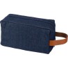 Trousse de toilette en denim personnalisée pas cher - Marianne Matières : polyester Couleurs : bleu personnalisable avec votre l