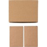Set  de 2 jeux de cartes en carton recyclé - Arwen Matières : carton Couleurs : brun cadeau entreprise pas cher