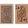 Set  de 2 jeux de cartes en carton recyclé - Arwen Matières : carton Couleurs : brun impression haute définition