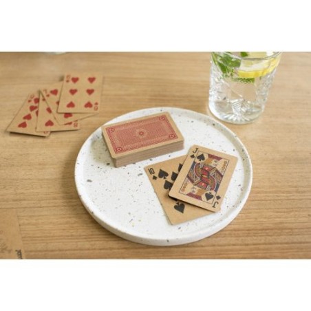 Set de 2 jeux de cartes en carton recyclé Arwen