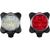 Set personnalisé de lampes à vélo pas cher - Elisabeth Matières : silicone Couleurs : multicolore